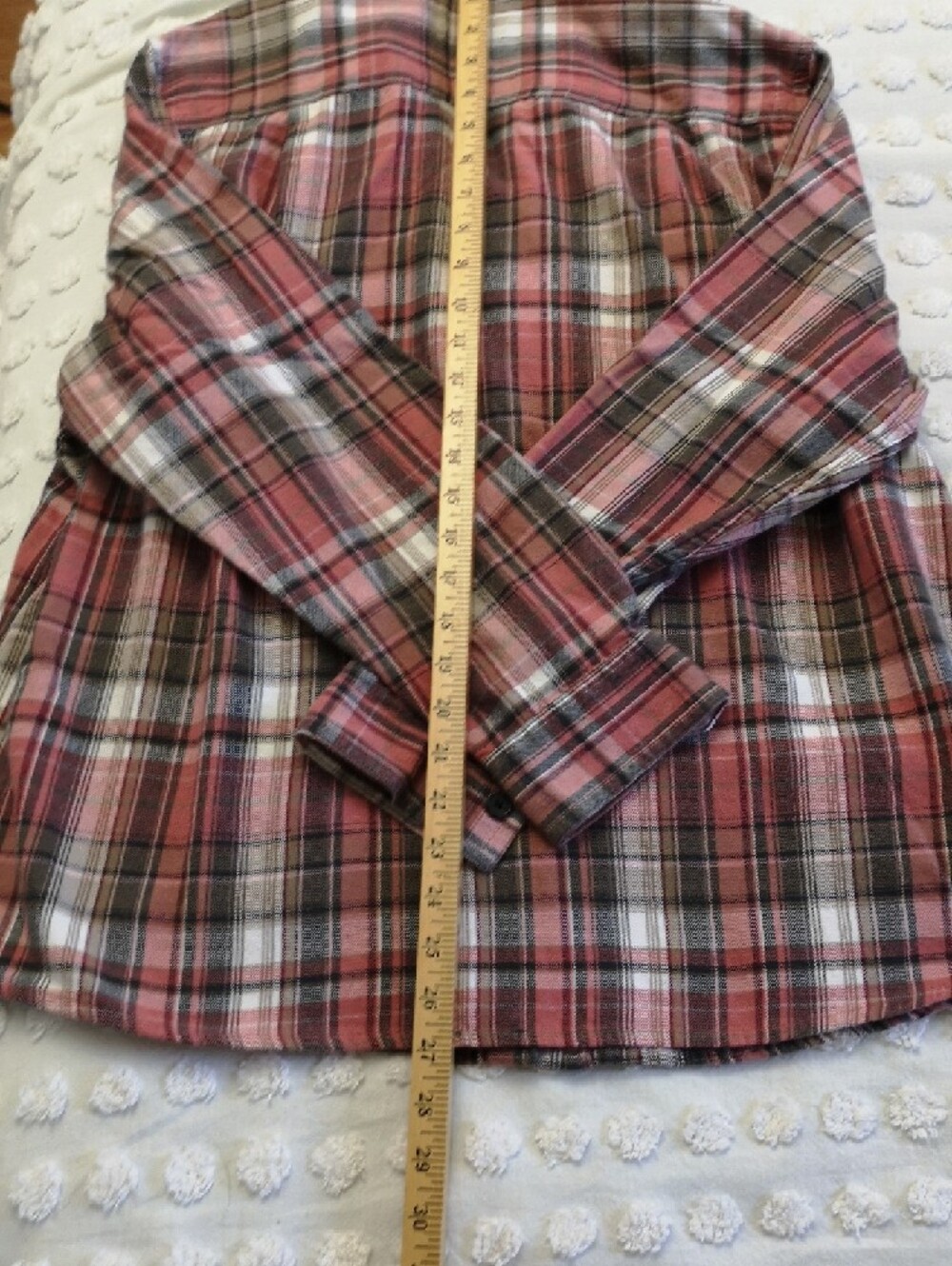Tilley Pink and Gray Plaid Button-Up Shirt Size XXL - Picture 10 of 11